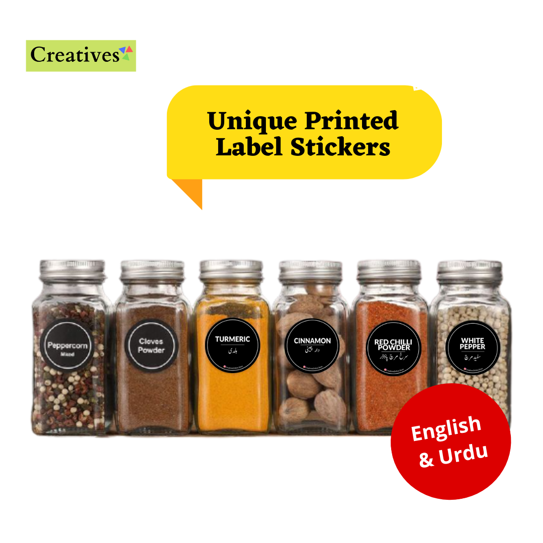 Spice Jar Labels